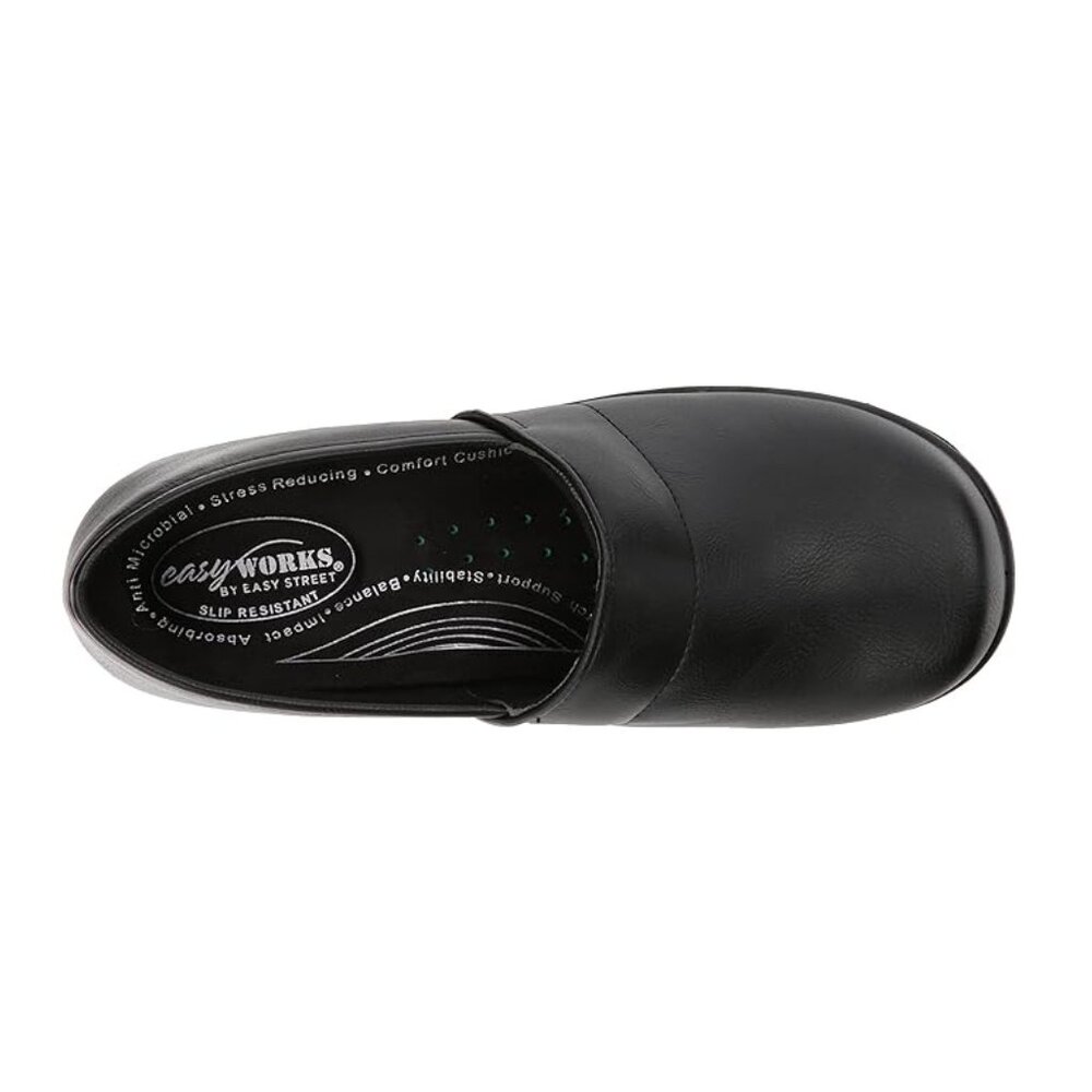 NiB Easy Street Women's Lyndee Slip On Walking Shoe Black Size 8.5 W $80 RY1264 - Picture 2 of 5